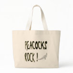 Peacocks Rock! Tote Bag