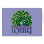 Peafowl of India Note Card