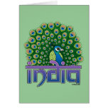 Peafowl of India Note Card