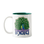 Peafowl of India Two-Tone Mug
