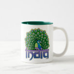 Peafowl of India Two-Tone Mug