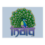 Peafowl of India Postcard