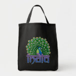 Peafowl of India Grocery Tote