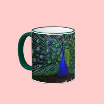 "Peafowl Plumage" Mug