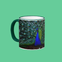 "Peafowl Plumage" Mug