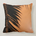 Peaking through the palm tree -Dust storm Brisbane pillows