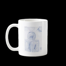 Peano Playing Piano on Mandelbrots Beach mugs