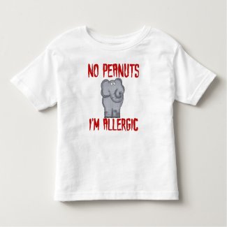 Peanut Allergy Elephant T-shirt