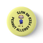 Peanut Allergy feed no nuts Button