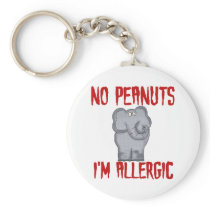 Peanut Allergy Keychain