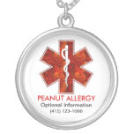 Peanut Allergy Medical   Necklace