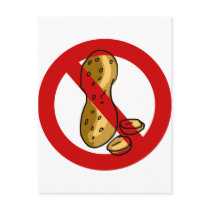 Peanut allergy post card
