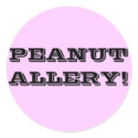 PEANUT ALLERY! stickers