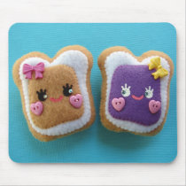 Peanut Butter and Jelly Best Friends Forever mousepads by applenoggin Peanut Butter and Jelly Best Friends Forever mousepads