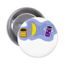 Peanut Butter and Jelly Color.png Pinback Buttons
