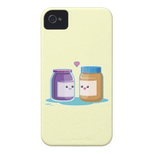 Peanut Butter and Jelly iPhone 4 Case-Mate Cases