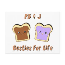 Peanut Butter and Jelly Post Card