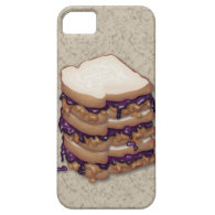 Peanut Butter and Jelly Sandwiches iPhone 5 Cases