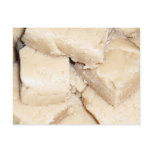 Peanut Butter Fudge Recipe Card Postcard