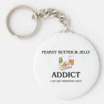 Peanut Butter & Jelly Addict Key Chains