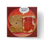 peanut butter jelly best friends buttons