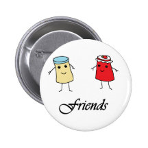 Peanut butter & Jelly Friends Buttons