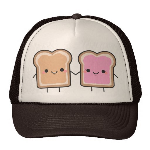 Peanut Butter + Jelly Hat Zazzle