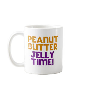 Peanut Butter Jelly Time zazzle_mug