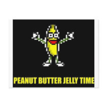 Peanut Butter Jelly Time Postcards