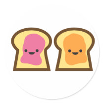 Peanut Butter Jelly Time! Stickers