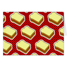 Peanut Butter Jelly Time - Strawberry Jelly Greeting Cards