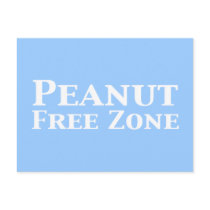 Peanut Free Zone Gifts Postcards