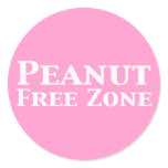 Peanut Free Zone Gifts stickers