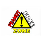 Peanut Free Zone (Peanut Allergy) posters