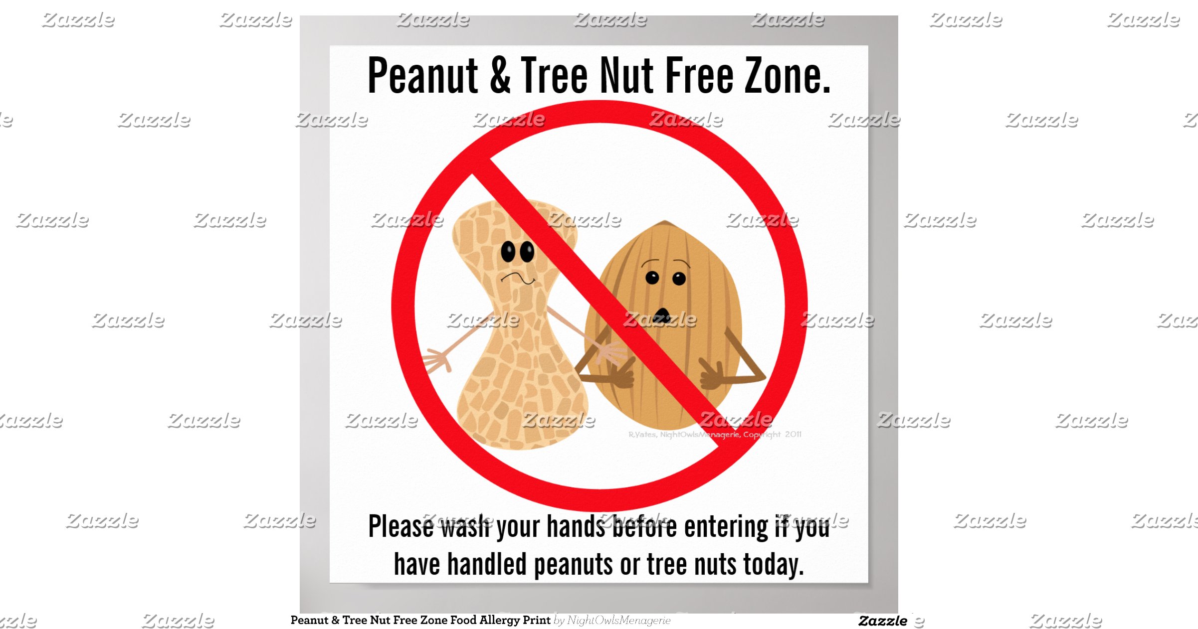 peanut_tree_nut_free_zone_food_allergy_print-re63eb5547e4f42d7a4c35ba82054637f_wad ...2468 x 1296