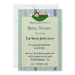 Peapod Baby Shower Invitation