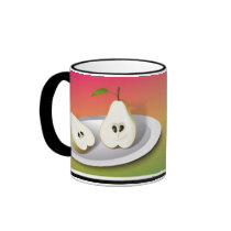 Pear Cut mugs by Lidusik Pear Cut mugs