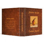 Pear Engraving Custom 1.5" Recipe Binder