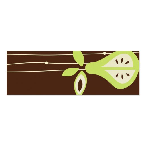 Pear For You Hang Tags Business Card