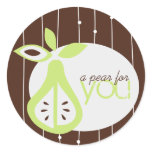 Pear For You Logo Stickers