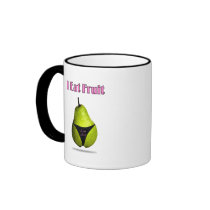 Pear fruit picture mug