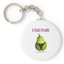 Pear fruits keychains