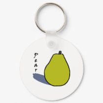 Pear keychains