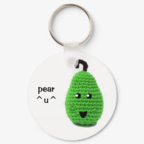 pear keychain
