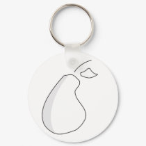 Pear Keychain by lukebob1 Pear Keychain