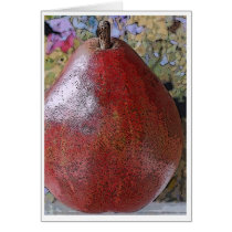 Pear Note Card