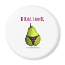Pear shaped fruits magnet