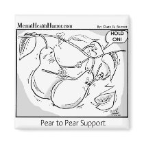 Pear to Pear Support (peer to peer) magnets by chatobstewart Pear to Pear Support (peer to peer) magnets