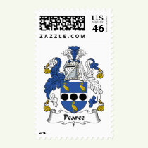Pearce Family Crest Stamps