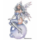 edun_live_ladies_tshirt - Awesome Shirt made from my original acrylic painting named "Pearl Angel" ! Choose the style, color, size, by clicking on "Select a Different Shirt Style" and make you very own lovely shirt!: Sizes  Available colors: white
